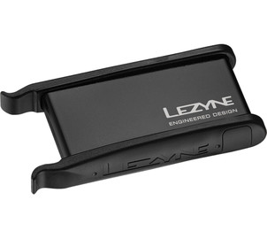 Lezyne Lever Kit in Alloy Box, 2xTire Lever, 6xPatch, 1xScuffer, 1xTire Boot, black
