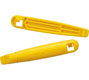 Lezyne Tire Lever, POWER LEVER XL with spook hook, yellow, composite material