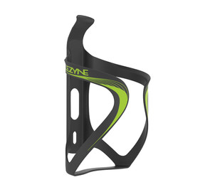 Lezyne Waterbottle Holder Carbon Team, black-green, Krāsa: Black-green