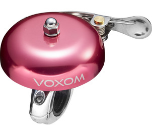 Voxom Bicycle Bell Kl14 red, 57mm, Colors: Red