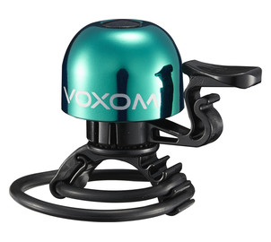 Voxom Bicycle Bell Kl15 22,2-31,8mm, O-Ring, green, Colors: Green