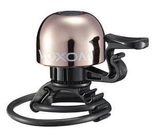 Voxom Bicycle Bell Kl15 22,2-31,8mm, O-Ring, rosé-gold, Colors: Rosé-gold