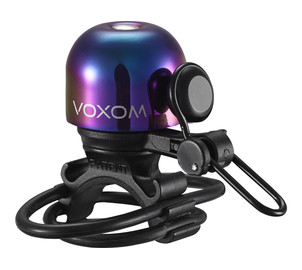 Voxom Bicycle Bell Kl20 oilslick, Colors: Oilslick