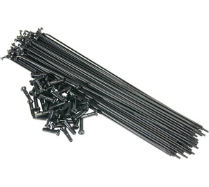 Salt Spokes 190mm incl. nipples 50pcs., black