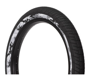 STING tire 65 psi, 20" x 2.35" black/snow camouflage sidewall