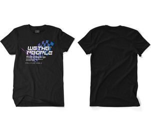 wethepeople T-Shirt Daytona black shirt / white, XXL