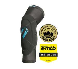 7IDP Sam Hill Knee Pad Size: S, black-blue, Size: S, Farbe: Black/blue