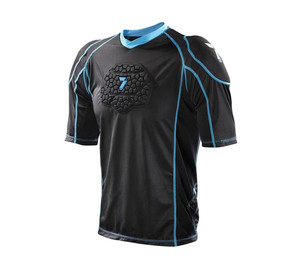 7IDP T-Shirt Flex Body Protector Size: L, black-blue