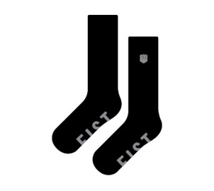 FIST Socks Black S-M, black, Izmērs: S-M (36-39)