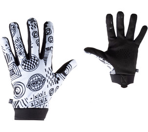 Fuse Omega Handschuh Größe: L weiß-schwarz