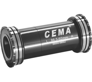 CEMA Innenlager BB89 für Shimano W: 89,5 x ID: 41 mm Keramik - schwarz