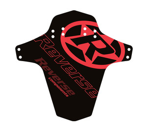REVERSE Mudfender Reverse Logo (Schwarz/Rot) 