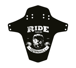 REVERSE Mudfender Ride Fucking Downhill (Schwarz/Weiß) 