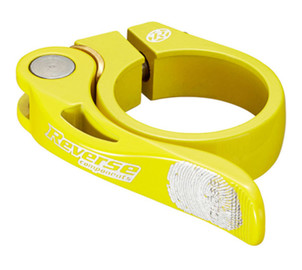 REVERSE saddle clamp Long Life Ø34.9mm yellow