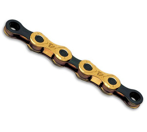 Chain KMC X12 Ti-N Gold/Black 12-speed 126-links