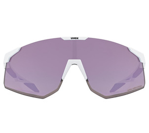 Glasses Uvex pace perform CV white matt / mirror lavande