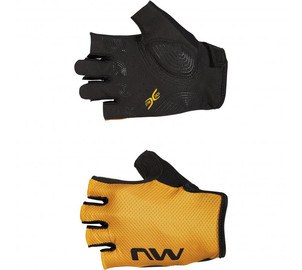 Gloves Northwave Active WMN Short ochre-XS, Izmērs: XS