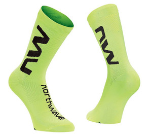 Socks Northwave Extreme Air yellow fluo-black-S (36/39), Size: S (36/39)