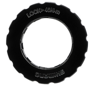 Disc brake rotor lock ring Shimano SM-RT30 with washer