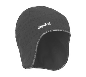 GripGrab Aviator Windproof Deep Winter Skull Cap L, black
