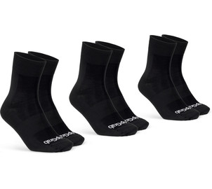 GripGrab Lightweight SL Regular Cut Summer Socks 3-Pack L, black