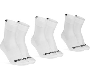 GripGrab Lightweight SL Regular Cut Summer Socks 3-Pack M, white