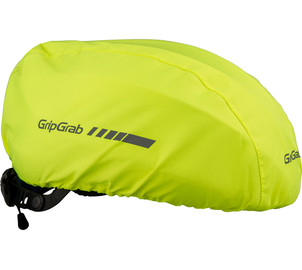 GripGrab Waterproof Helmet Cover OneSize, yellow hi-vis OneSize, yellow hi-vis