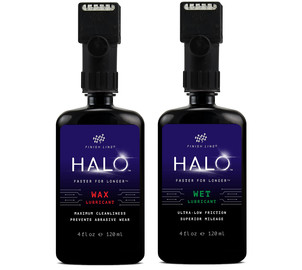 Chain lube Finish Line HALO Wax+Wet Combo 120ml + Smart Luber (5+5pcs.)