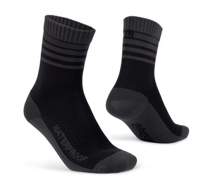 GripGrab Merino-Lined Waterproof Winter Socks M, black