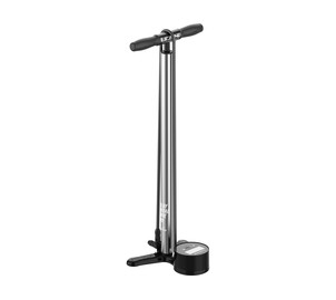 Lezyne Floor Pump Alloy Floor Drive 3.5", 100PSI gloss silver