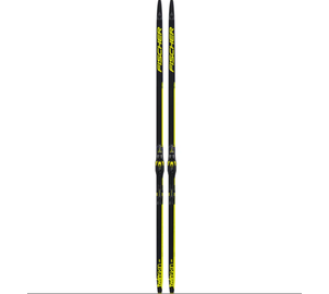 Fischer TWIN SKIN PRO STIFF SET cross country skis, Size: 197, Colors: Black/yellow