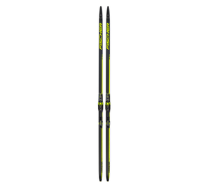 Fischer TWIN SKIN CARBON PRO Medium lygumų slidės, Dydis: 202, Spalva: Black/yellow