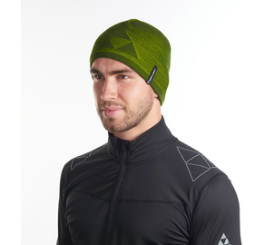 Fischer Logo Triangle beanie, green