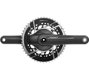 SRAM Kurbelgarnitur Quarq RED E1 170mm, 50-37T ohne Innenlager, DUB