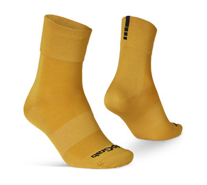 GripGrab Lightweight SL Regular Cut Summer Socks XS, mustard yellow