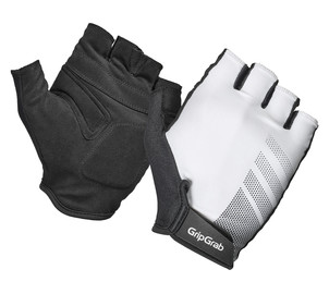 GripGrab Ride RC Lite Padded Short Finger Summer Gloves, black, Size: XS, Colors: white