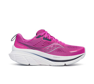 Saucony Women's Guide 18 Road Running Shoes, Dydis: 36, Spalva: Navy/Fuchsia