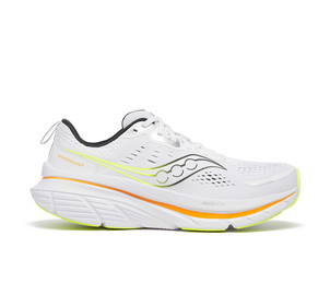 Saucony Men's Guide 18 Road Running Shoes, Izmērs: 38, Krāsa: White/Peel