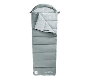 Naturehike Envelop washable cotton sleeping bag with hood M300 [CLONE], Size: Zip Right