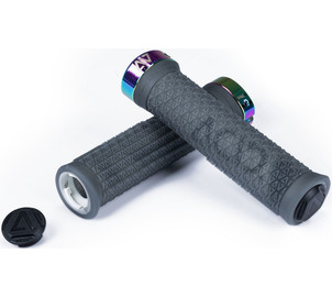 Grips ACID Icon Pro 140mm Lock-on translucent black'n'oilslick