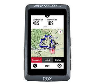 Bike computer SIGMA ROX 12.1 Evo GPS Night grey Basic Set