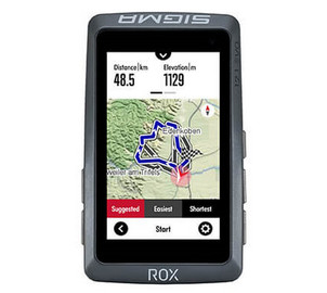 Bike computer SIGMA ROX 12.1 Evo GPS Night grey Sensor Set
