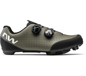 Cycling shoes Northwave Rebel 3 MTB XC dark green-42½, Size: 42½