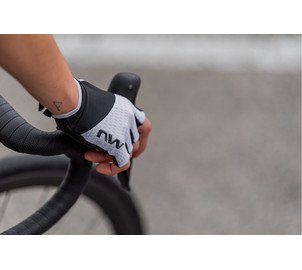 Gloves Northwave Fast WMN Short light grey-S, Size: S