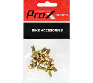 Disc rotor fixing bolts Prox gold M5x10mm (12pcs.)