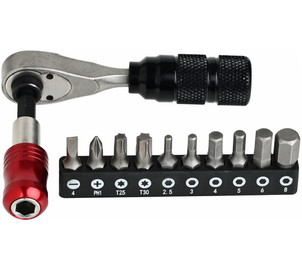 Tool set ProX KIT-16 with ratchet wrench 90mm