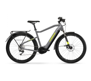 Haibike Trekking 6 High Deore Electric 27,5 Bike, Grey-Neon, Size: S, Colors: Grey