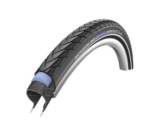 Schwalbe Marathon Plus HS 348, Perf Wired 47-622 Black-Reflex