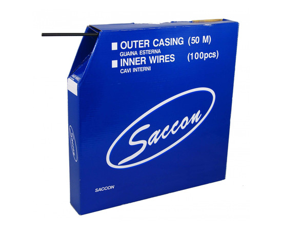 Shifter outer casing Saccon Italy 4mm 50m lubricated Box