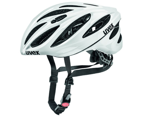 Helmet Uvex Boss Race white-52-56CM, Dydis: 55-60CM
